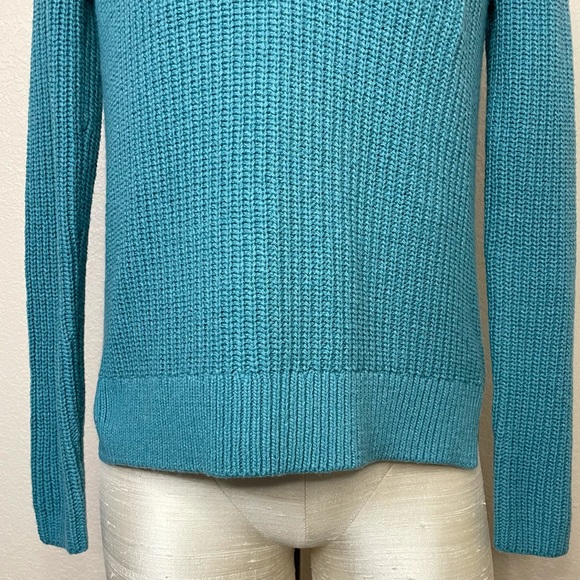 Ann Taylor Ribbed Knit V-Neck Wool Blend Sweater Small NWT - Picture 6 of 10
